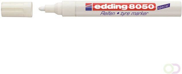 Edding Viltstift 8050 Banden rond 2-4mm wit