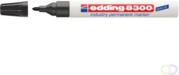 Edding Viltstift 8300 industrie rond zwart 1.5-3mm