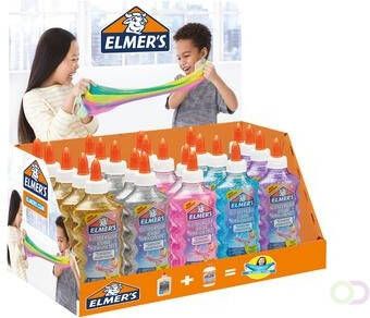 Elmer's Kinderlijm glitter 177ml assorti display Ã  23 stuks