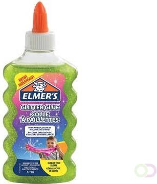 Elmer's glitterlijm flacon van 177 ml groen