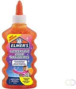 Elmer's glitterlijm flacon van 177 ml oranje
