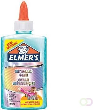 Elmer's metallic lijm flacon van 147 ml groenblauw