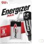 Energizer batterij Max 9V op blister - Thumbnail 2