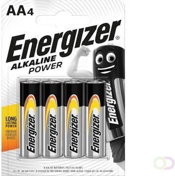 Energizer batterijen Alkaline Power AA blister van 4 stuks