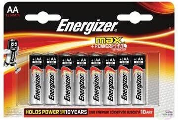 Energizer batterijen Max AA blister van 12 stuks