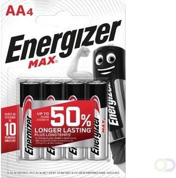 Energizer batterijen Max AA blister van 4 stuks