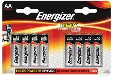 Energizer batterijen Max AA blister van 8 stuks