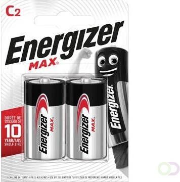 Energizer batterijen Max C blister van 2 stuks