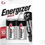 Energizer batterijen Max C blister van 2 stuks - Thumbnail 1