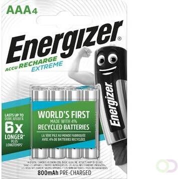 Energizer herlaadbare batterijen Extreme AAA blister van 4 stuks