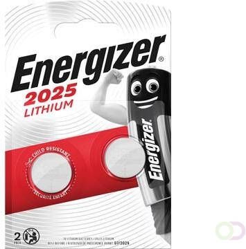 Energizer knoopcel CR2025 blister van 2 stuks