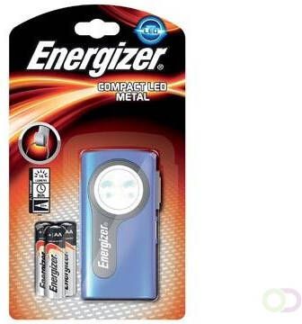 Energizer zaklamp Compact LED inclusief 3 AA batterijen op blister