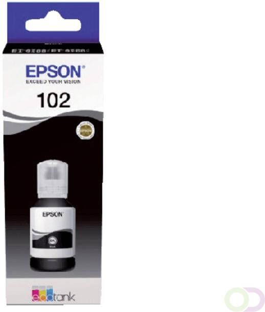 Epson 102 EcoTank Pigment Black ink bottle (C13T03R140)