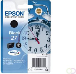 Epson Alarm clock Singlepack Black 27 DURABrite Ultra Ink (C13T27014012)