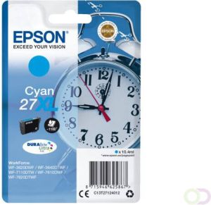 Epson Alarm clock Singlepack Cyan 27XL DURABrite Ultra Ink (C13T27124012)