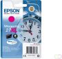 Epson Alarm clock Singlepack Magenta 27XL DURABrite Ultra Ink (C13T27134012) - Thumbnail 1