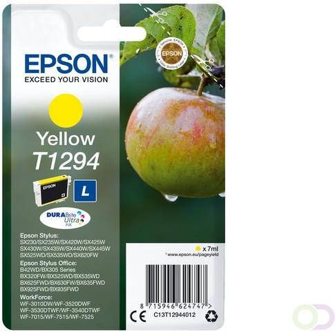 Epson Apple Singlepack Yellow T1294 DURABrite Ultra Ink (C13T12944022)