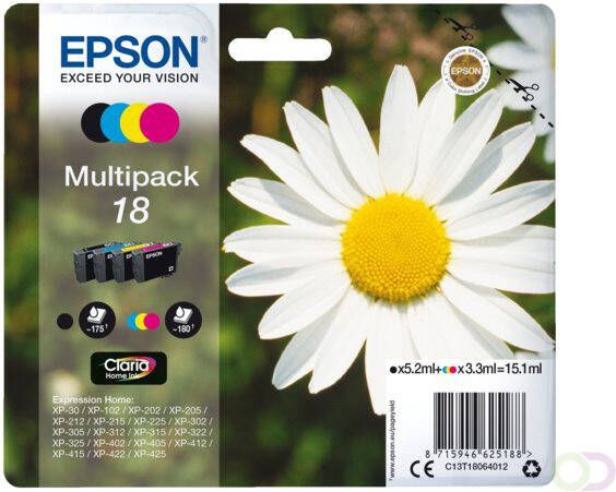 Epson Daisy Claria Home Ink-reeks (C13T18064012)
