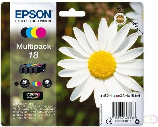 Epson Daisy Claria Home Ink-reeks (C13T18064022)