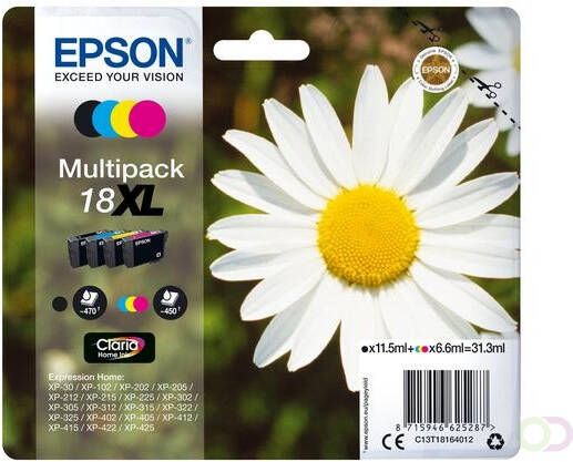 Epson Daisy Claria Home Ink-reeks (C13T18164022)