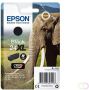 Epson Elephant Singlepack Black 24XL Claria Photo HD Ink (C13T24314012) - Thumbnail 1