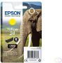 Epson Elephant Singlepack Yellow 24 Claria Photo HD Ink (C13T24244012) - Thumbnail 2