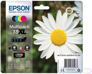 Epson Inktcartridge 18XL T1816 zwart 3 kleuren HC