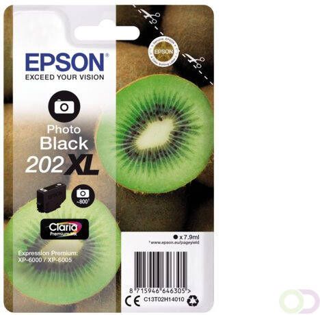 Epson Inktcartridge 202XL T02H14 foto zwart HC