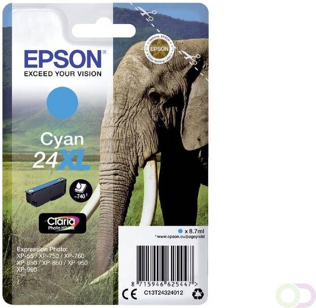 Epson Inktcartridge 24XL T2432 blauw HC