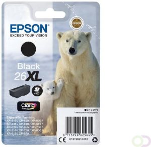 Epson Inktcartridge 26XL T2621 zwart HC