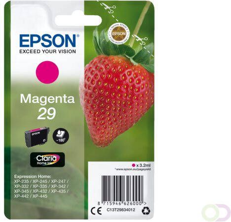 Epson Inktcartridge 29 T2983 rood