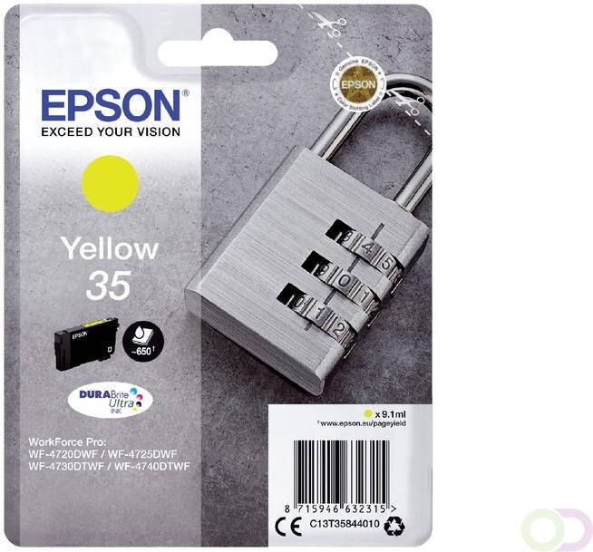 Epson Inktcartridge 35 T3584 geel