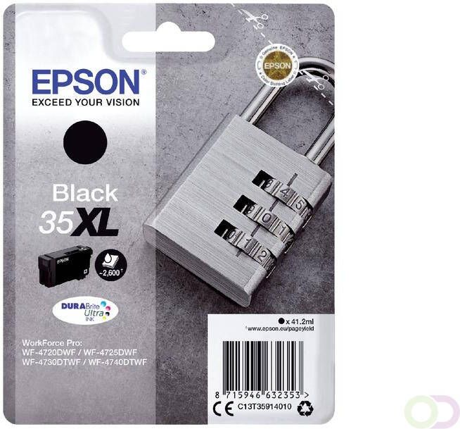 Epson Inktcartridge 35XL T3591 zwart HC