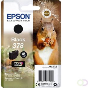 Epson inktcartridge 378 240 pagina&apos;s OEM C13T37814010 zwart