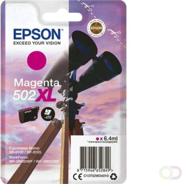 Epson Inktcartridge 502XL rood SEC