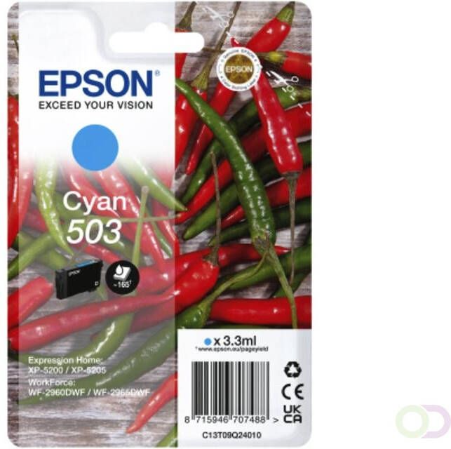 Epson Inktcartridge 503 T09Q24 blauw
