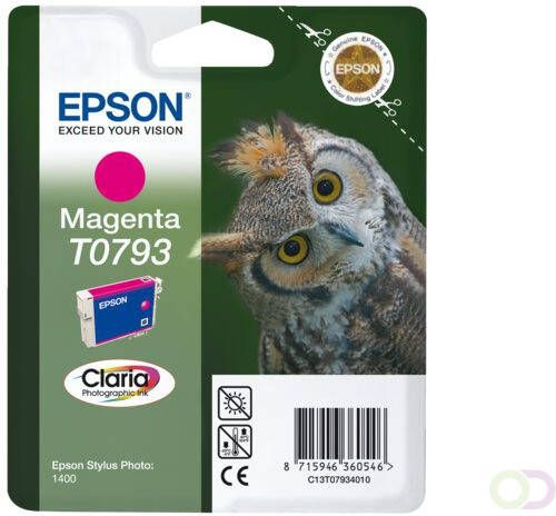 Epson inktcartridge T0793 685 pagina&apos s OEM C13T07934010 magenta