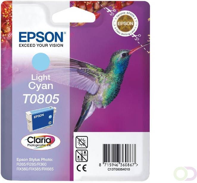 Epson Inktcartridge T0805 lichtblauw