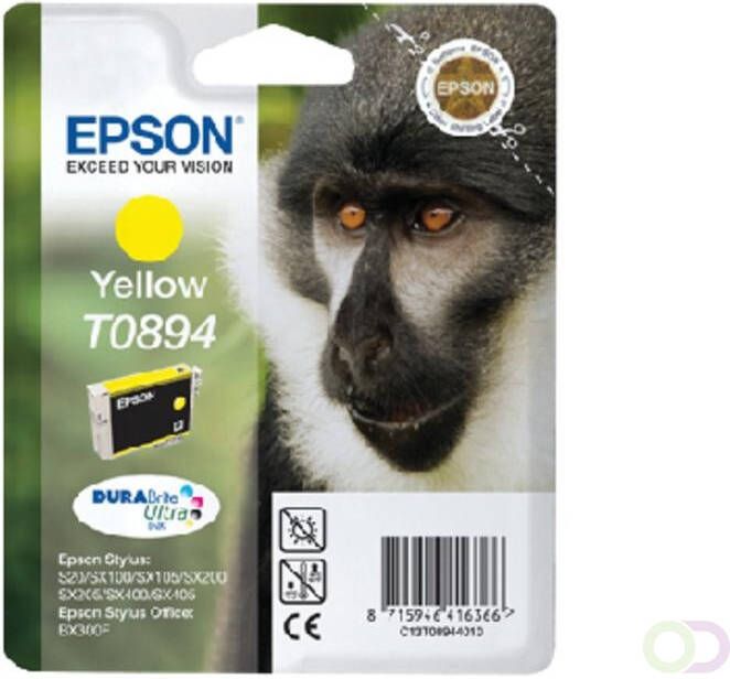 Epson Inktcartridge T0894 geel