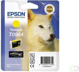 Epson inktcartridge T0964 890 pagina&apos s OEM C13T09644010 geel