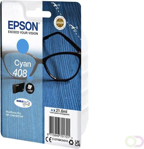 Epson Inktcartridge T09K240 408XL blauw