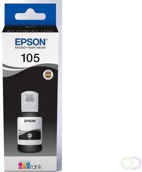 Epson inktfles 105 140 ml OEM C13T00Q140 zwart