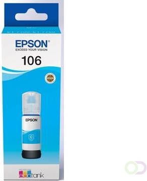 Epson inktfles 106 70 ml OEM C13T00Q240 cyaan