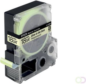 Epson label cartridge glow-in-the-dark label tape