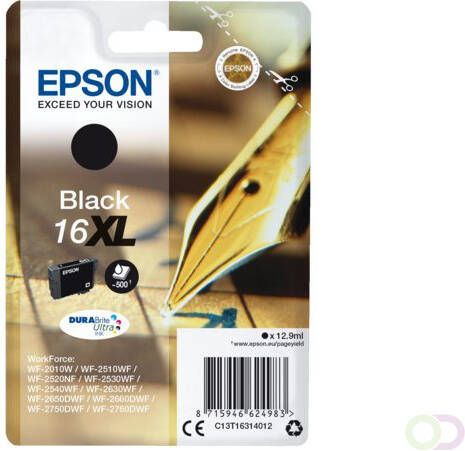 Epson Pen and crossword Singlepack Black 16XL DURABrite Ultra Ink (C13T16314012)