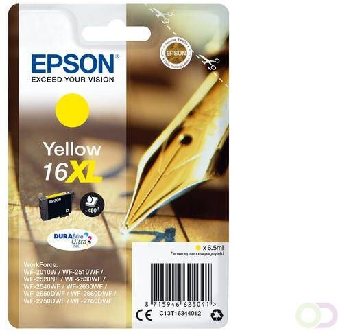 Epson Pen and crossword Singlepack Yellow 16XL DURABrite Ultra Ink (C13T16344022)