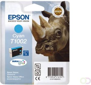 Epson Rhino inktpatroon Cyan T1002 DURABrite Ultra Ink (C13T10024010)