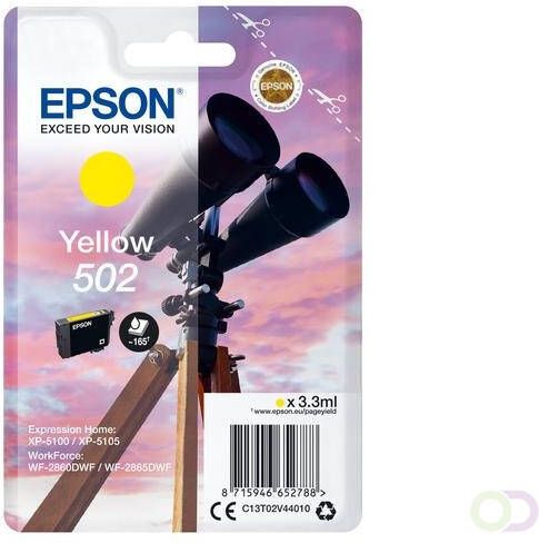 Epson Singlepack Yellow 502 Ink (C13T02V44020)