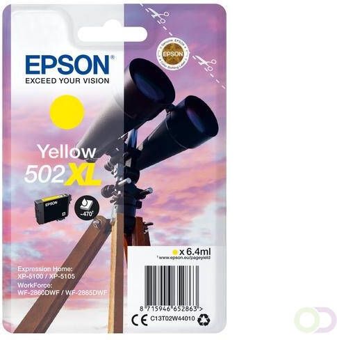 Epson Singlepack Yellow 502XL Ink (C13T02W44020)