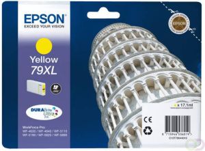 Epson Tower of Pisa Singlepack Yellow 79XL DURABrite Ultra Ink (C13T79044010)